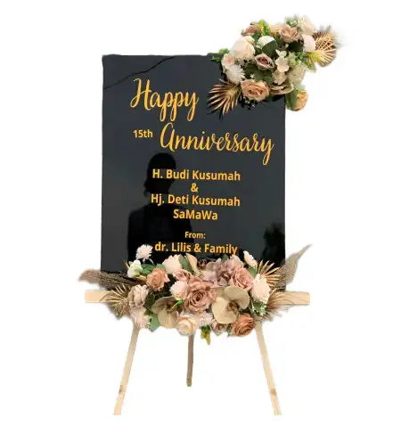 Papan Bunga Akrilik Tanahbaru